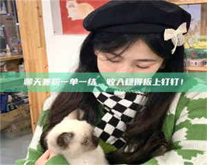 怒江聊天兼职一单一结，收入稳得板上钉钉！ 第1张